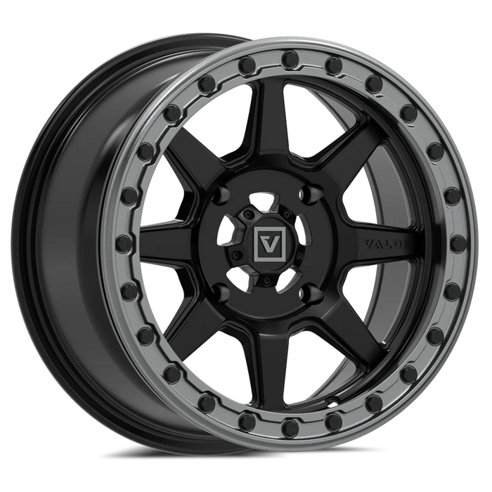 V13 Satin Black UTV Beadlock Wheel