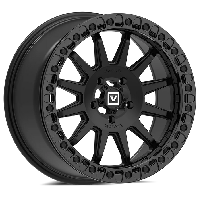 V09 Satin Black UTV Beadlock