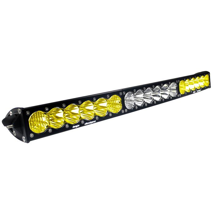 30 Inch LED Light Bar Amber/WhiteDual Control Pattern OnX6